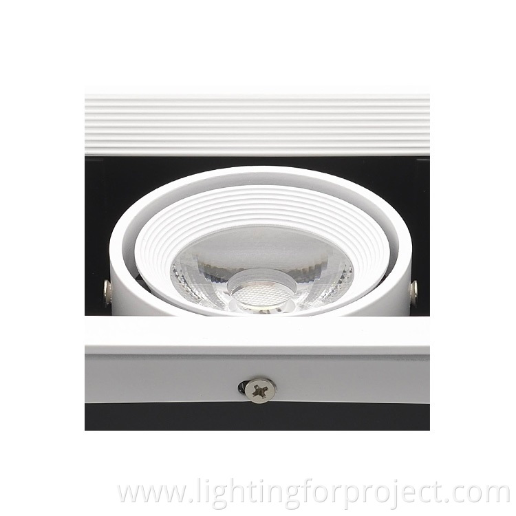 Good Quality Square Led light AR111 230V 10W 20W Downlight